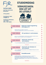 FJR-studiemiddag: ‘Verhuiszaken: een lot uit de loterij?’, 24 juni 2025 FJR-studiemiddag: ‘Verhuiszaken: een lot uit de loterij?’, 24 juni 2025